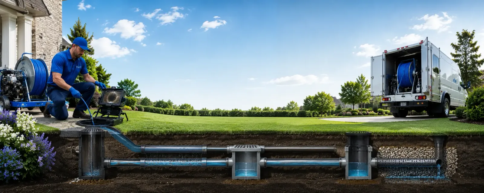 Outdoor drain cleaning information for Dibble, OK